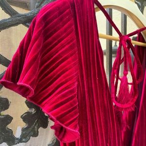 Free people velour jumpsuit!